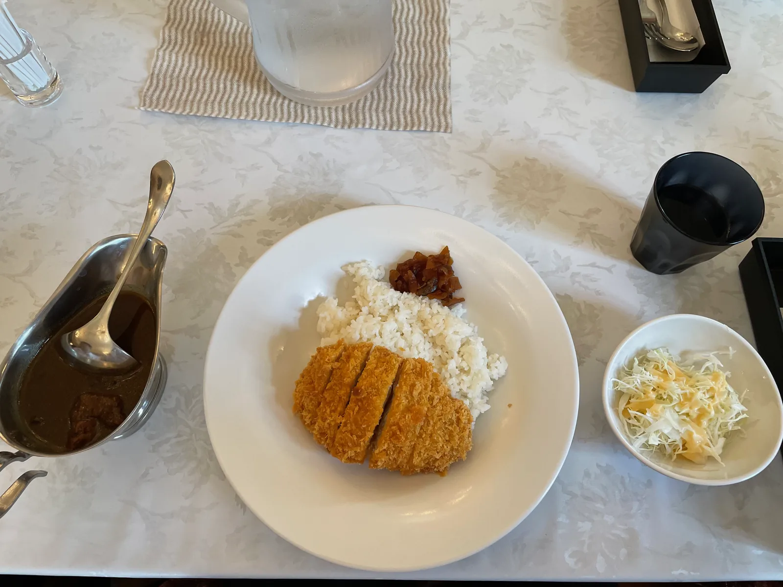 小川淳也議員訪問 — カツカレー
